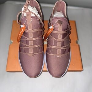 New size 10 Rose colored fabletics sneakers